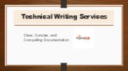 Professional Technical Writing Services for Clear, Accurate Content