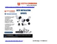 CCTV Installation Services in Nizampet, Hyderabad