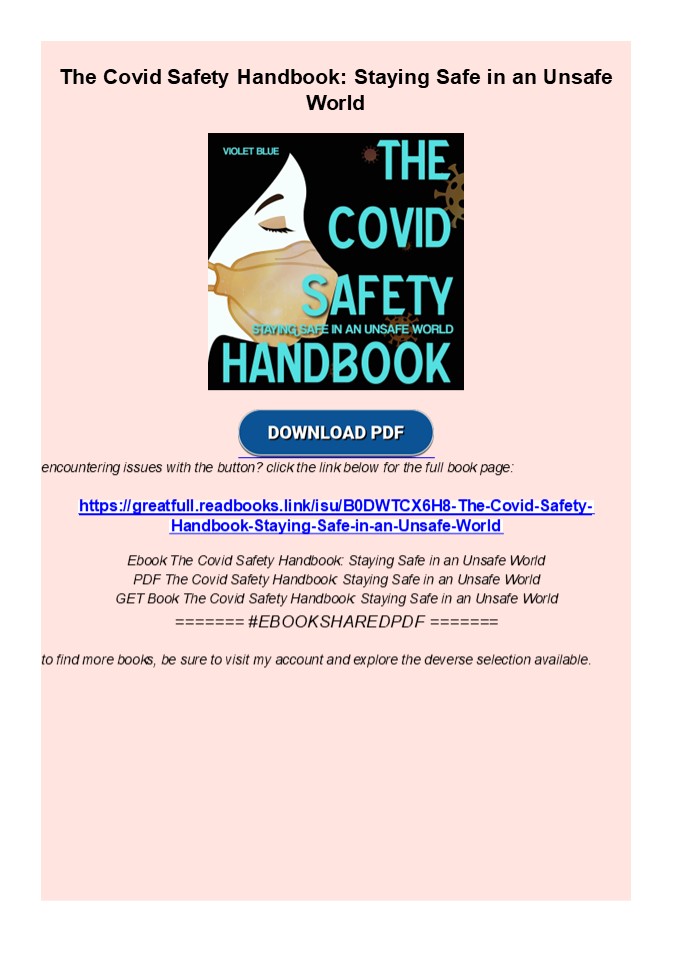 READ The Covid Safety Handbook: Staying Safe in an Unsafe World