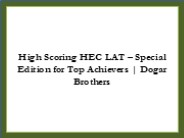 LAT Preparation Book 2024 – Dogar Brothers