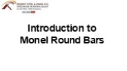 Monel Round Bar Suppliers