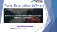 Travel Reservation Software