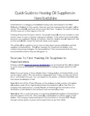 Quick Guide to Heating Oil Suppliers in Herefordshire