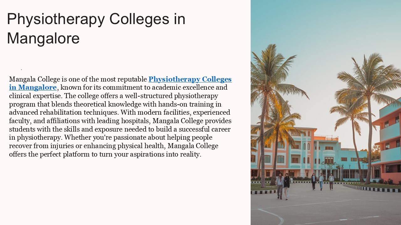 Top BPT Colleges in Mangalore