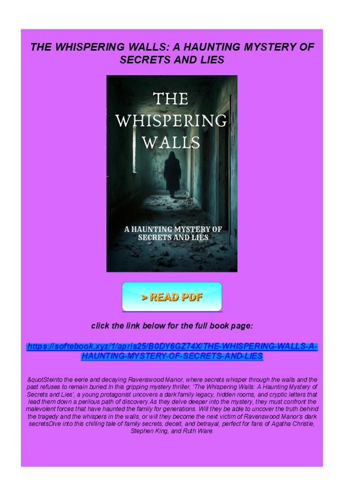 read_ THE WHISPERING WALLS: A HAUNTING MYSTERY OF SECRETS AND LIE