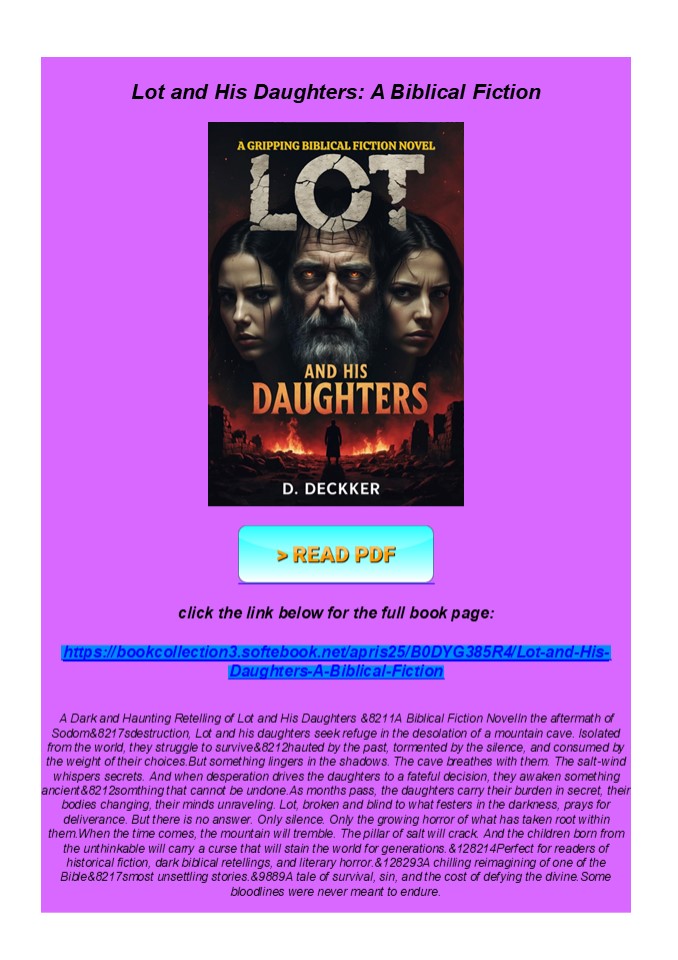 READ Lot and His Daughters: A Biblical Fiction