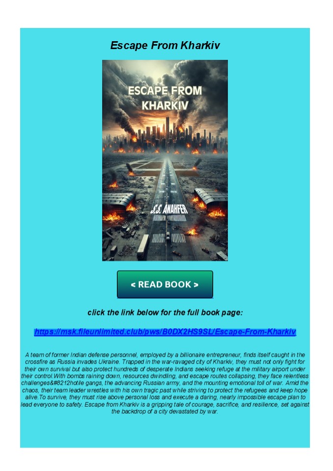 read pdf Escape From Kharkiv