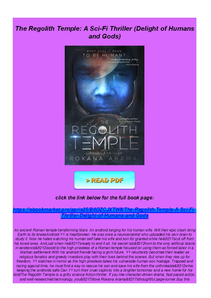 read_ The Regolith Temple: A Sci-Fi Thriller (Delight of Humans a