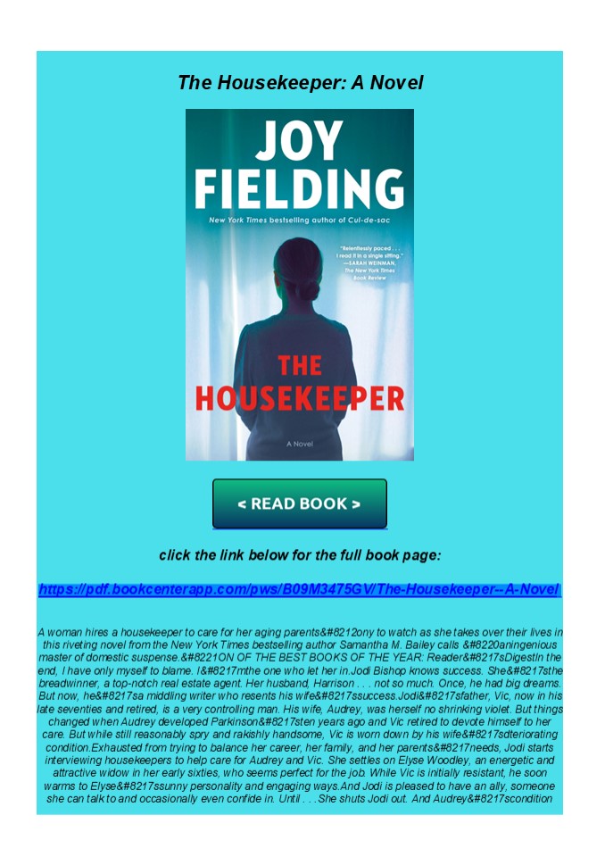 Download The Housekeeper: A Novel