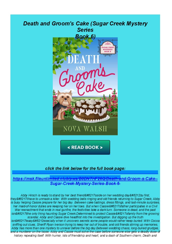 Kindle Death and Groom's Cake (Sugar Creek Mystery Series Book 6)