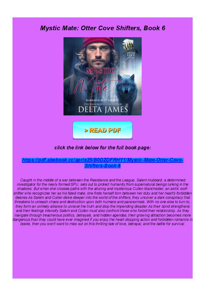 read_ Mystic Mate: Otter Cove Shifters, Book 6