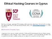 Boost Your Career with CCNA in Cyprus
