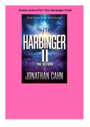 Kindle online PDF The Harbinger II full