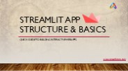 Streamlit App Structure & Basics - AccentFuture