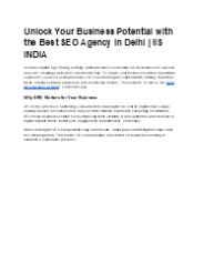 Best Seo Agency In Delhi  | IIS INDIA
