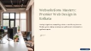 Leading Web Design Company in Kolkata – WebSolutions Masterz