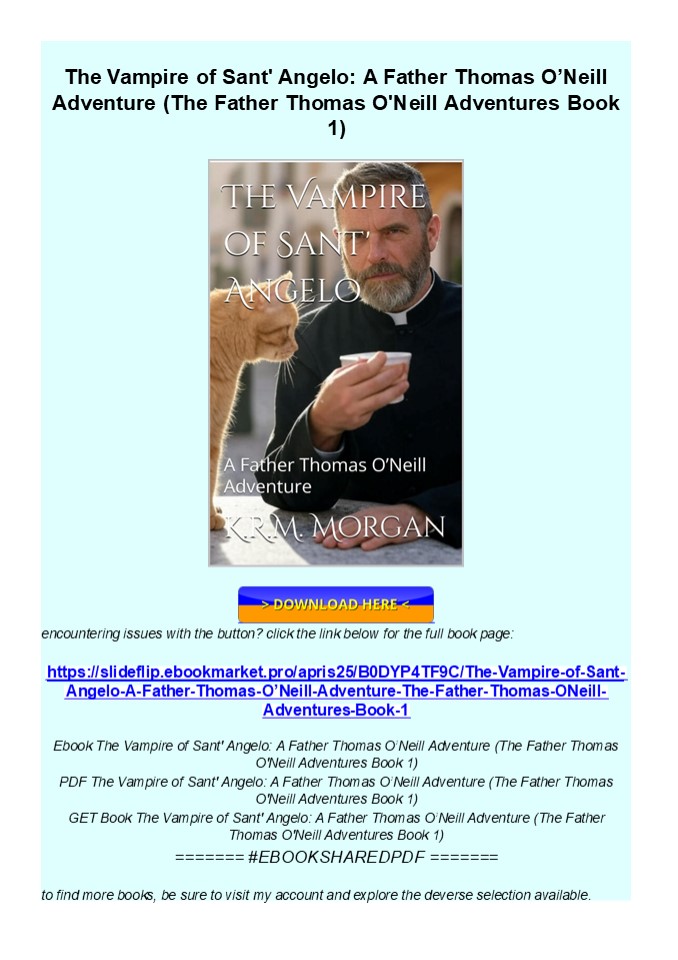 read_ The Vampire of Sant' Angelo: A Father Thomas O’Neill Advent