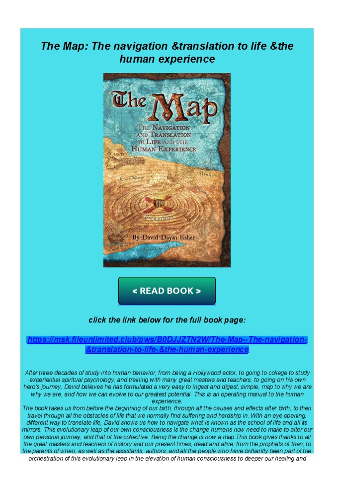 PDF The Map: The navigation & translation to life & the human experience