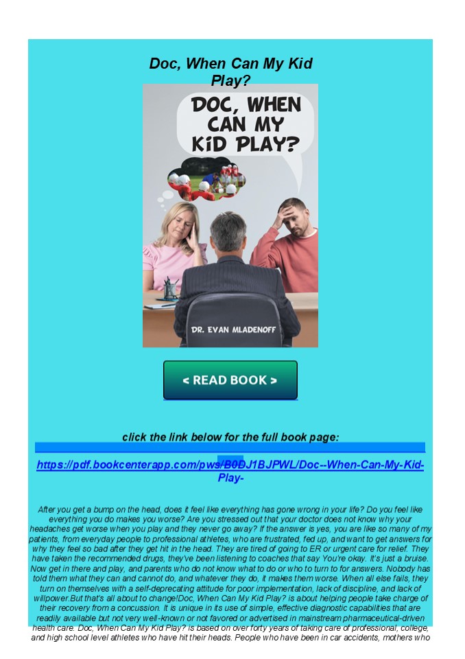 PDF Doc, When Can My Kid Play?