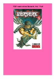 PDF read online Berserk, Vol. 1 full