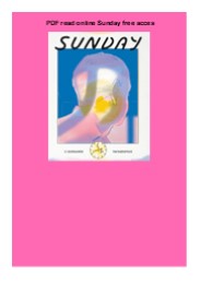 PDF read online Sunday free acces
