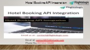 Hotel Booking API Integration