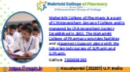 Best pharmacy college in Kaushambi