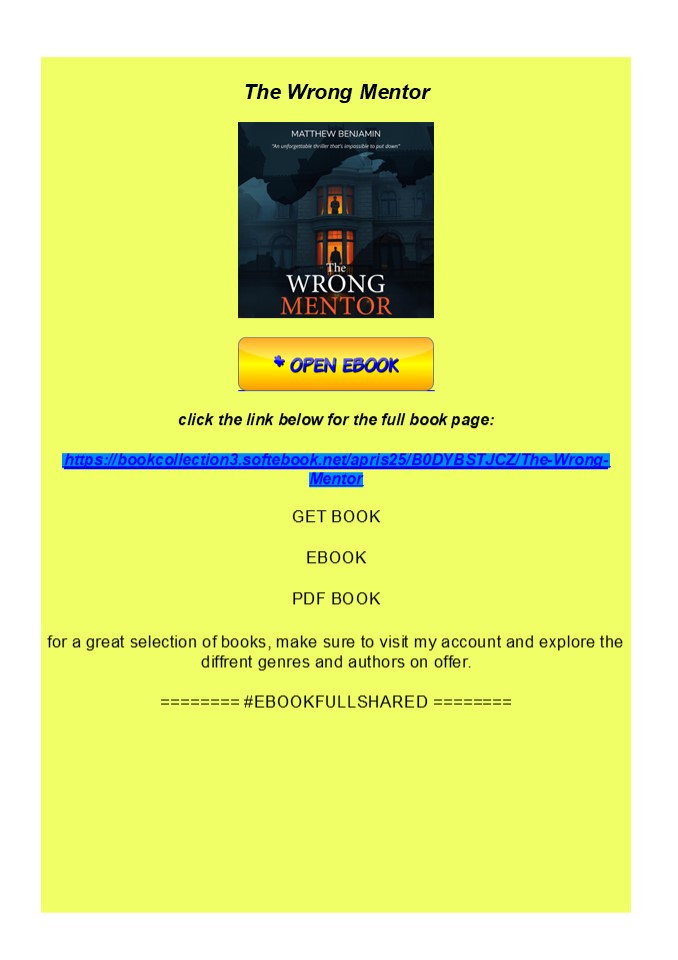 read_ The Wrong Mentor