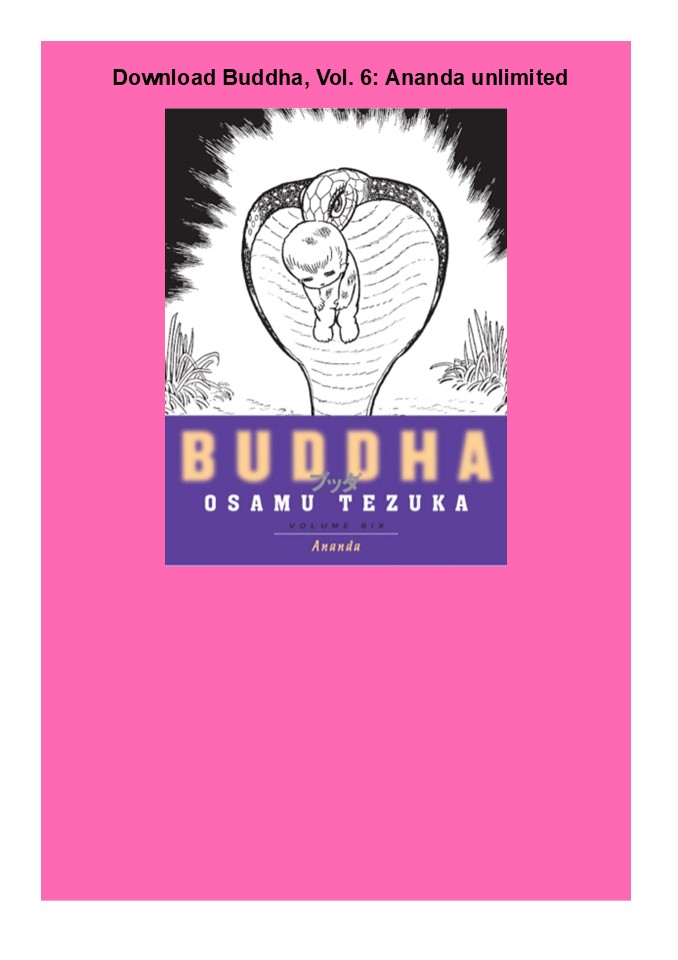 Download Buddha, Vol. 6: Ananda unlimited