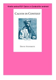 Kindle online PDF Calvin in Context for android