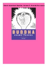 Ebook download Buddha: Volume 6: Ananda free acces