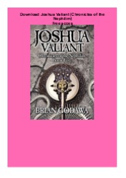 Download Joshua Valiant (Chronicles of the Nephilim) free acces