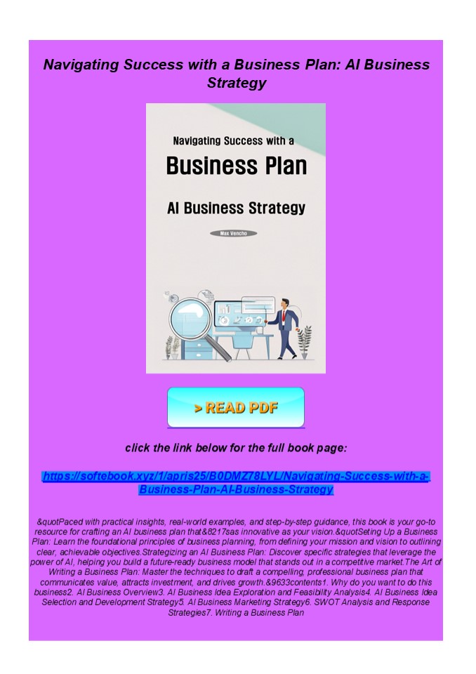 Download Navigating Success with a Business Plan: AI Business Strategy