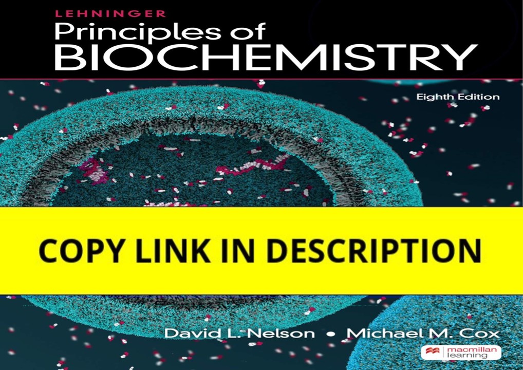 PDF Principles of Biochemistry (Lehninger Principles of Biochemistry)
