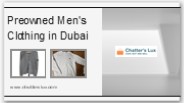Preowned Mens Clothing in Dubai