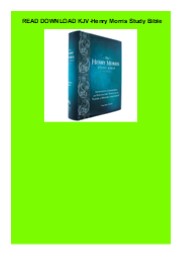 READ DOWNLOAD  KJV-Henry Morris Study Bible