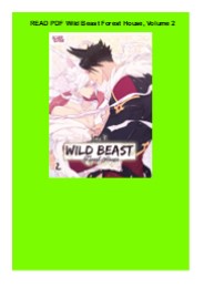 READ PDF  Wild Beast Forest House, Volume 2