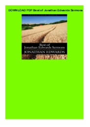DOWNLOAD PDF  Best of Jonathan Edwards Sermons