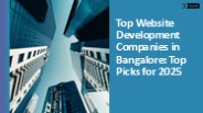 Top website development company in bangalore