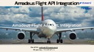 Amadeus Flight API Integration