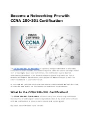 Become a Networking Pro with CCNA 200-301 Certification