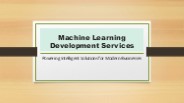 Transform Your Business with Machine Learning Development Services