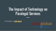 The Impact of Technology on Paralegal Services