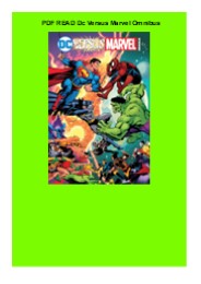 PDF READ  Dc Versus Marvel Omnibus