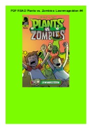 PDF READ  Plants vs. Zombies: Lawnmageddon #4
