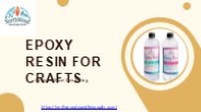 Epoxy Resin for Crafts