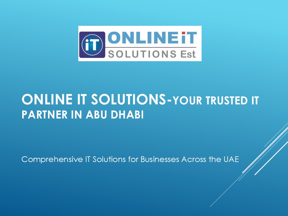 IT Solutions Company in Abu Dhabi - Online IT Solutions