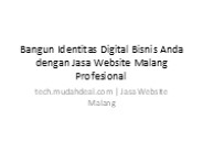 Jasa website malang