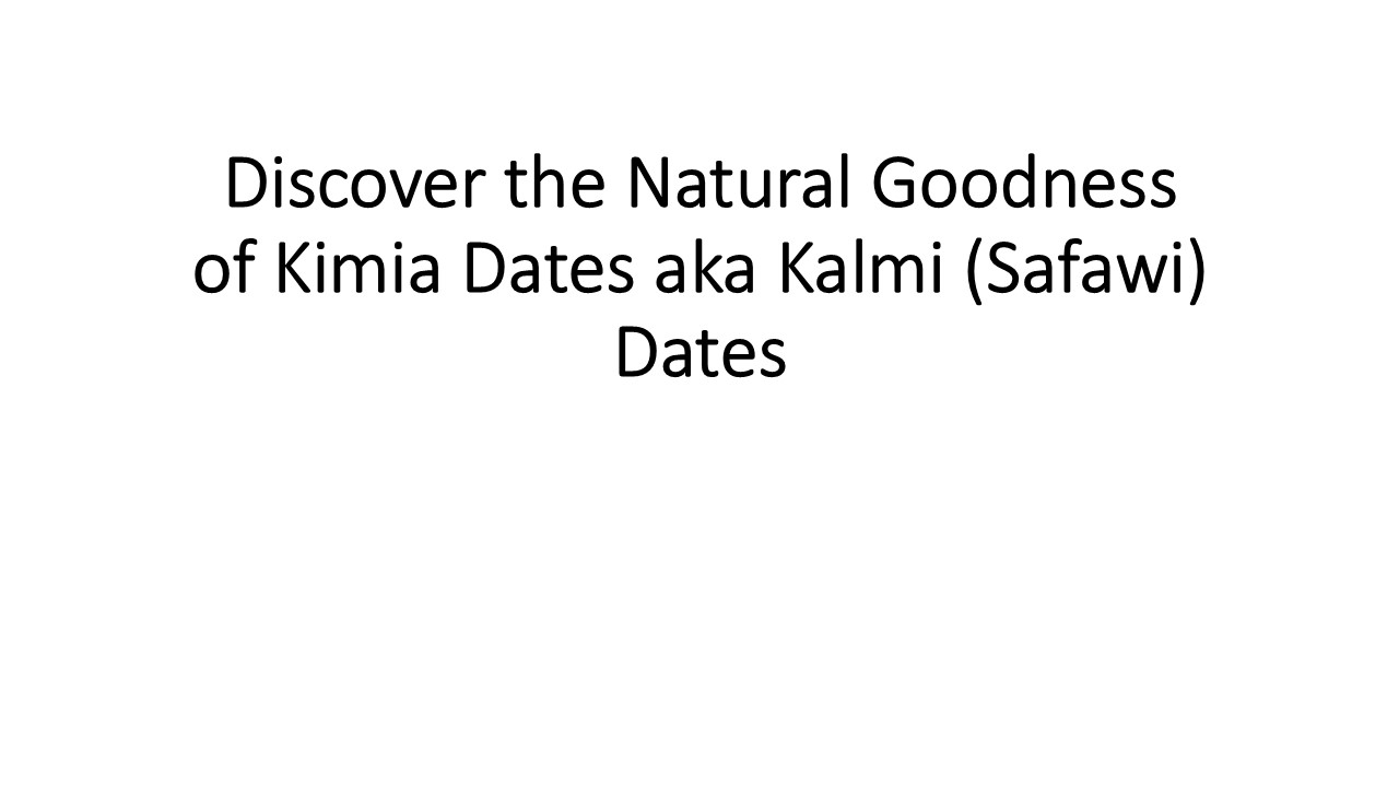 kimia dates