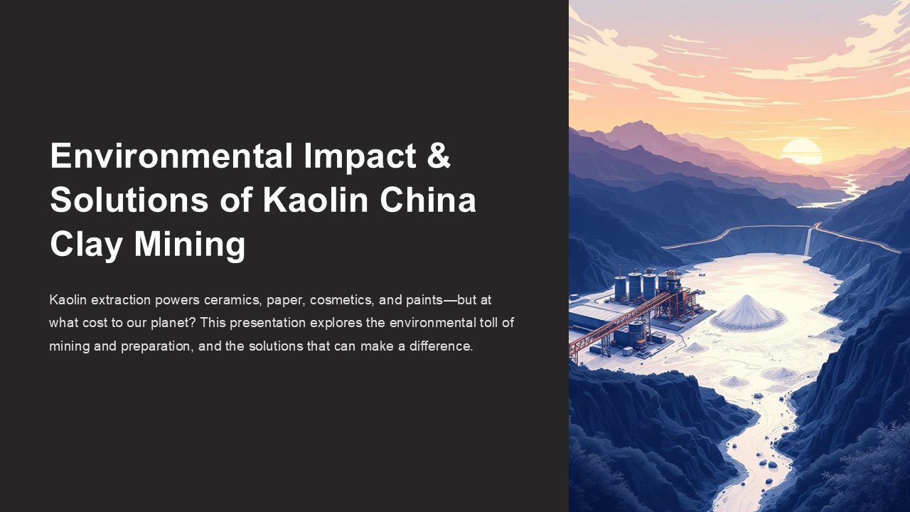 Environmental Impact & Solutions of Kaolin China Clay Mining (1)